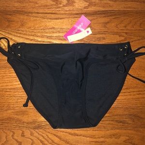 Black bikini bottoms.